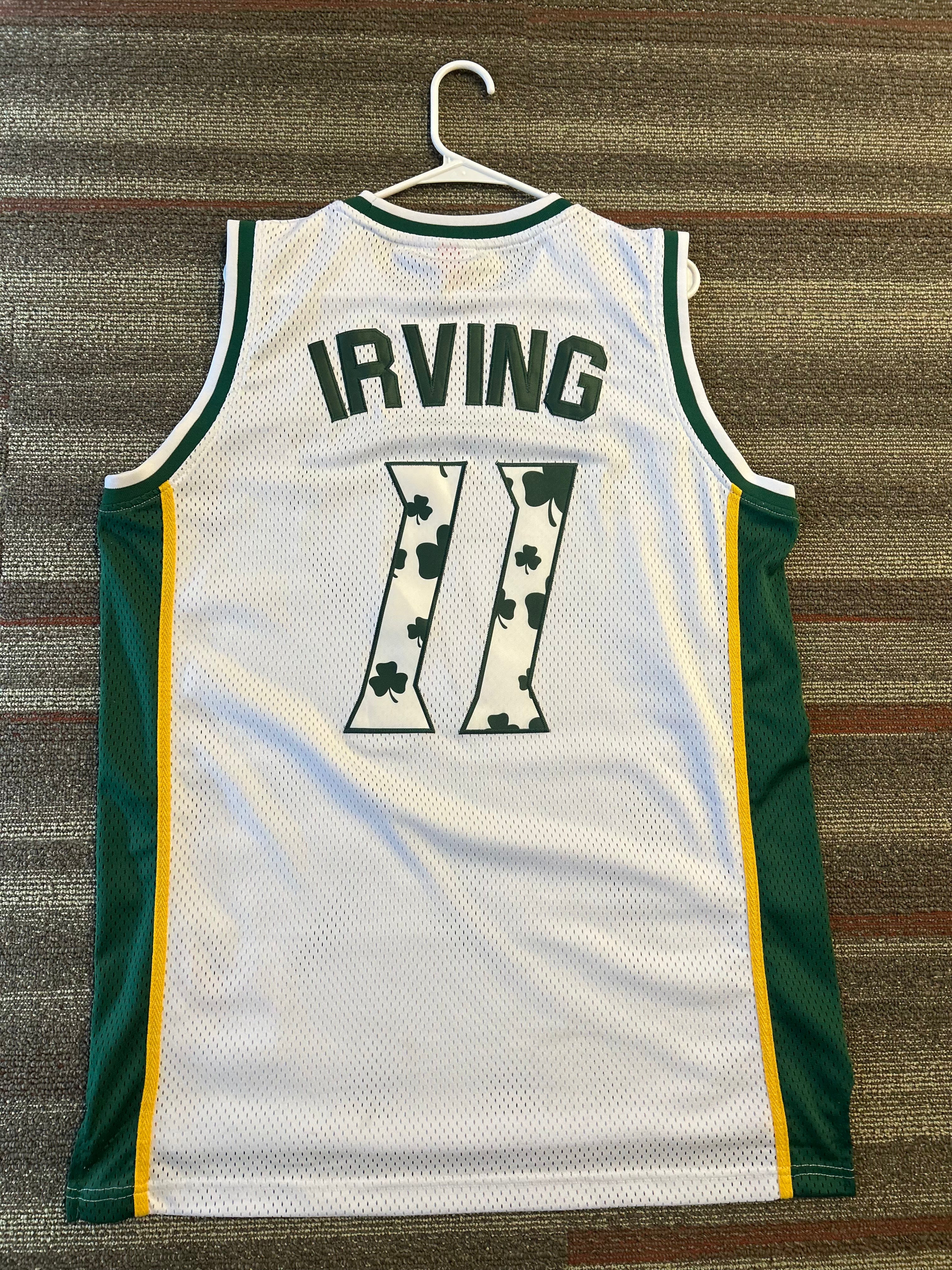 Kyrie Irving XL St. Patrick High School Sz XL Basketball Jersey Headgear Classics