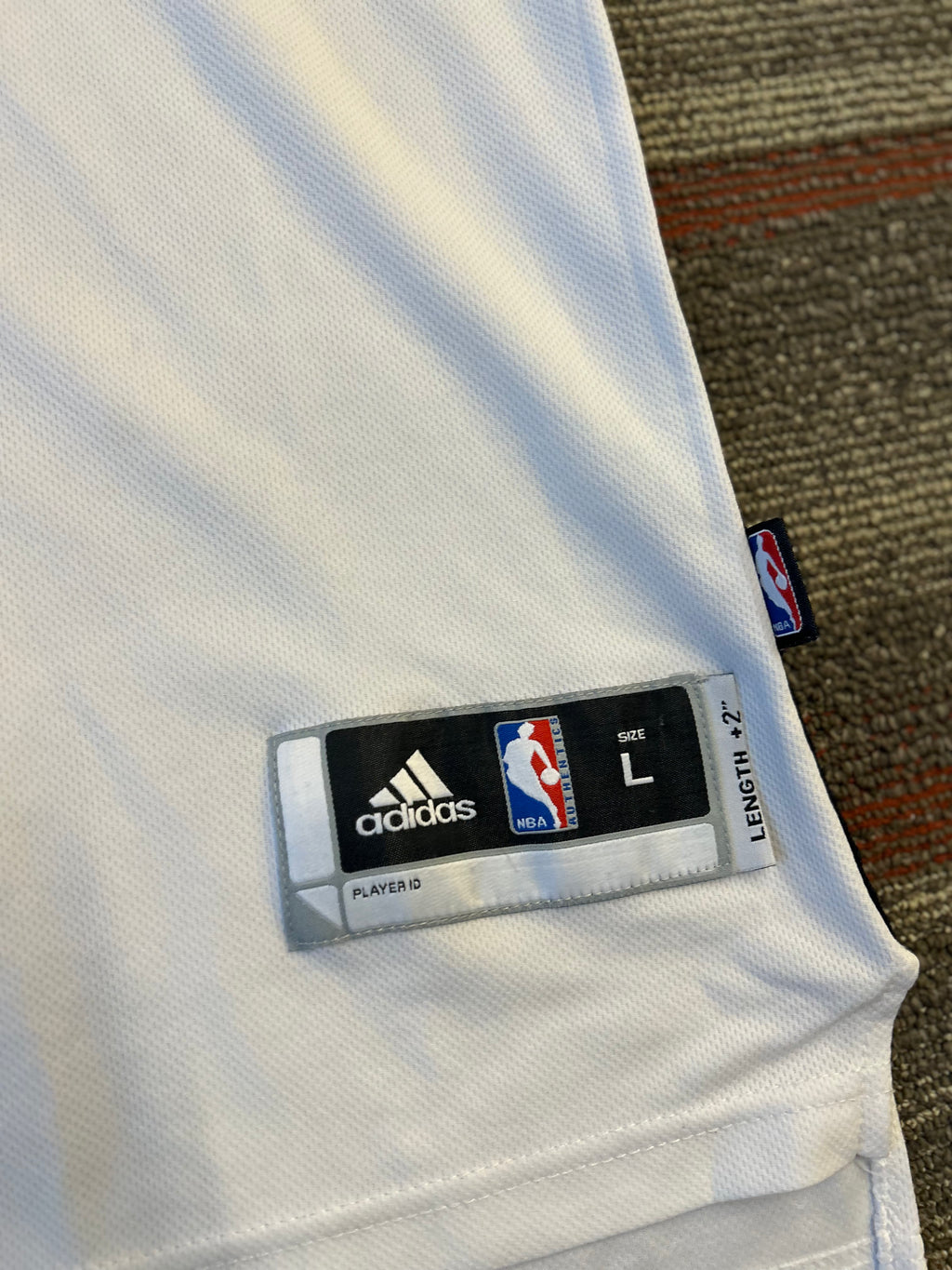 Adidas Authentic John Wall Washington Wizards Jersey Mens Large +2 White #2 NBA