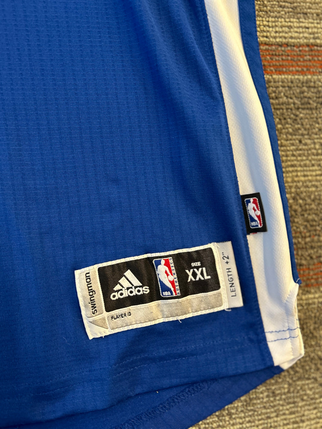 Adidas Men's Stephen Curry Jersey 2XL Blue Swingman Golden State Warriors #30