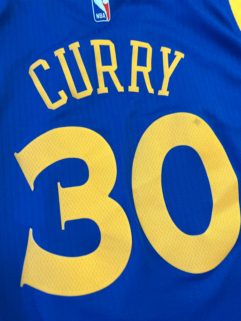 Adidas Men's Stephen Curry Jersey 2XL Blue Swingman Golden State Warriors #30