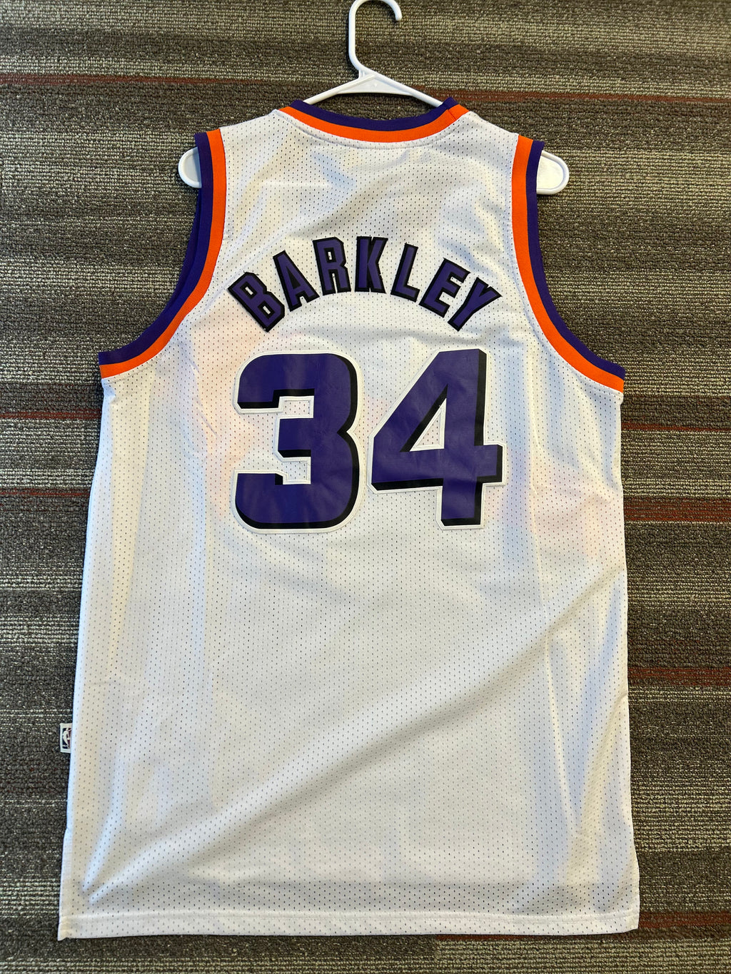 Vintage Adidas Phoenix Suns Charles Barkley Sz Large Jersey Hardwood Classics