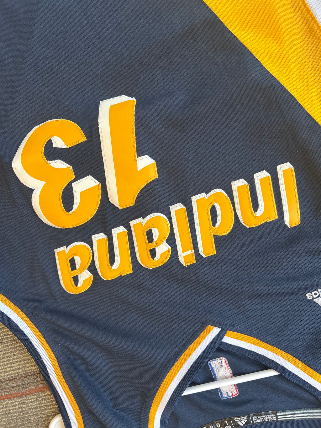 Adidas NBA Indiana Pacers Paul George #13 Swingman Jersey Mens L Blue