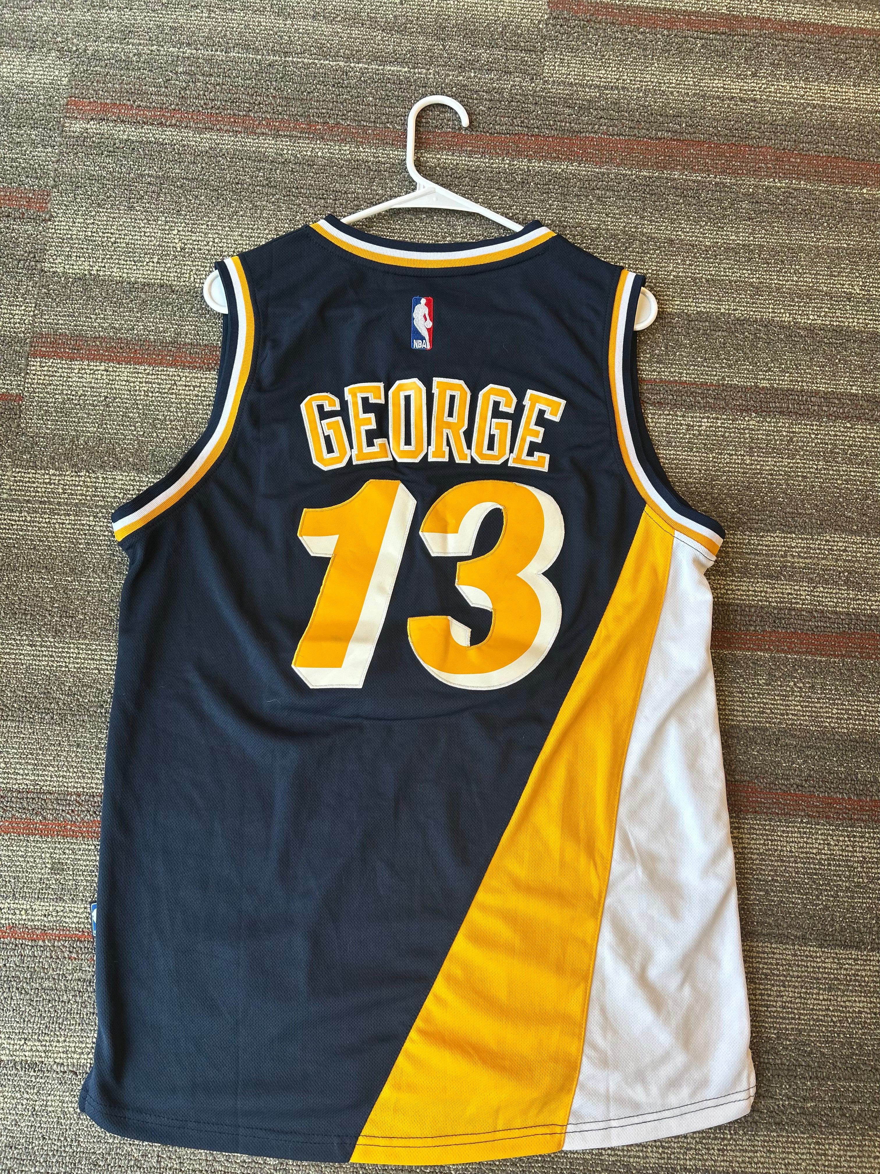 Adidas NBA Indiana Pacers Paul George #13 Swingman Jersey Mens L Blue