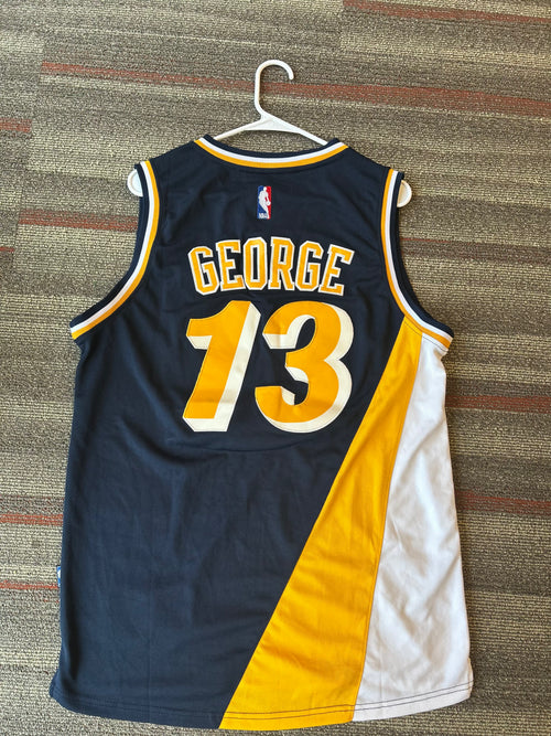 Adidas NBA Indiana Pacers Paul George #13 Swingman Jersey Mens L Blue
