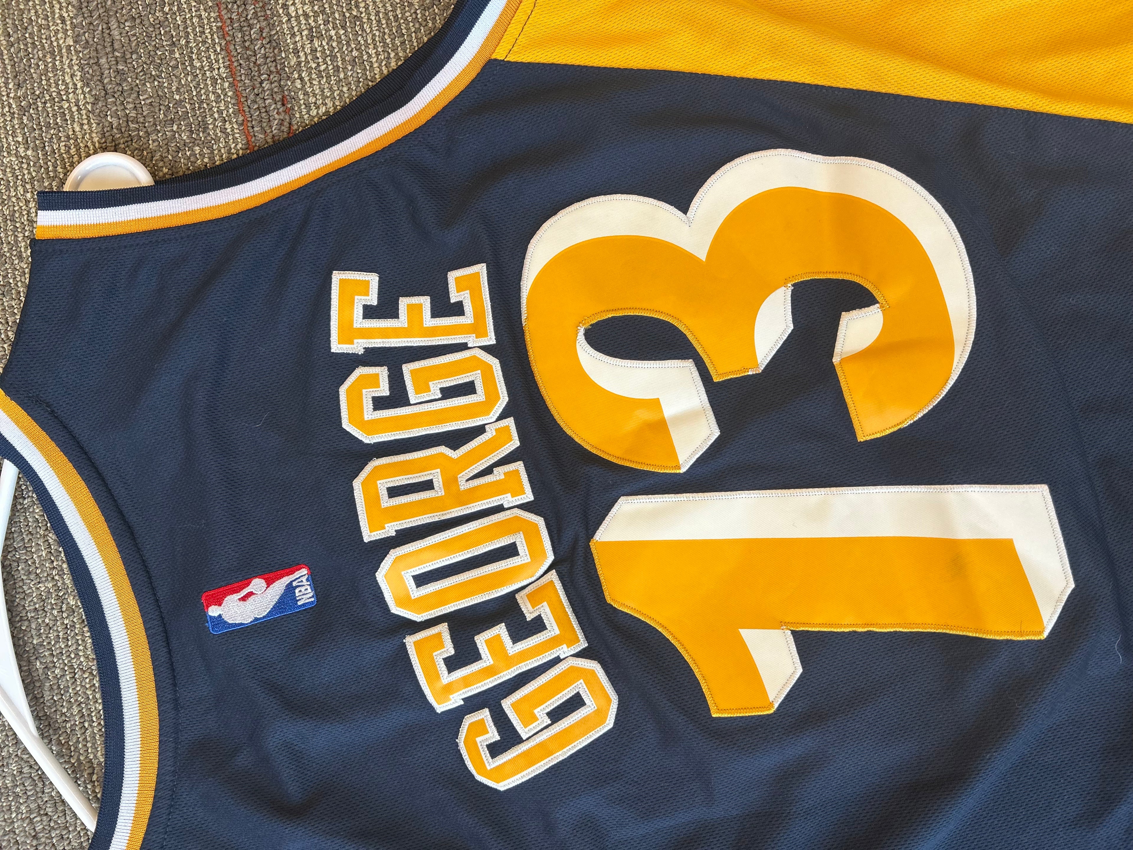 Adidas NBA Indiana Pacers Paul George #13 Swingman Jersey Mens L Blue