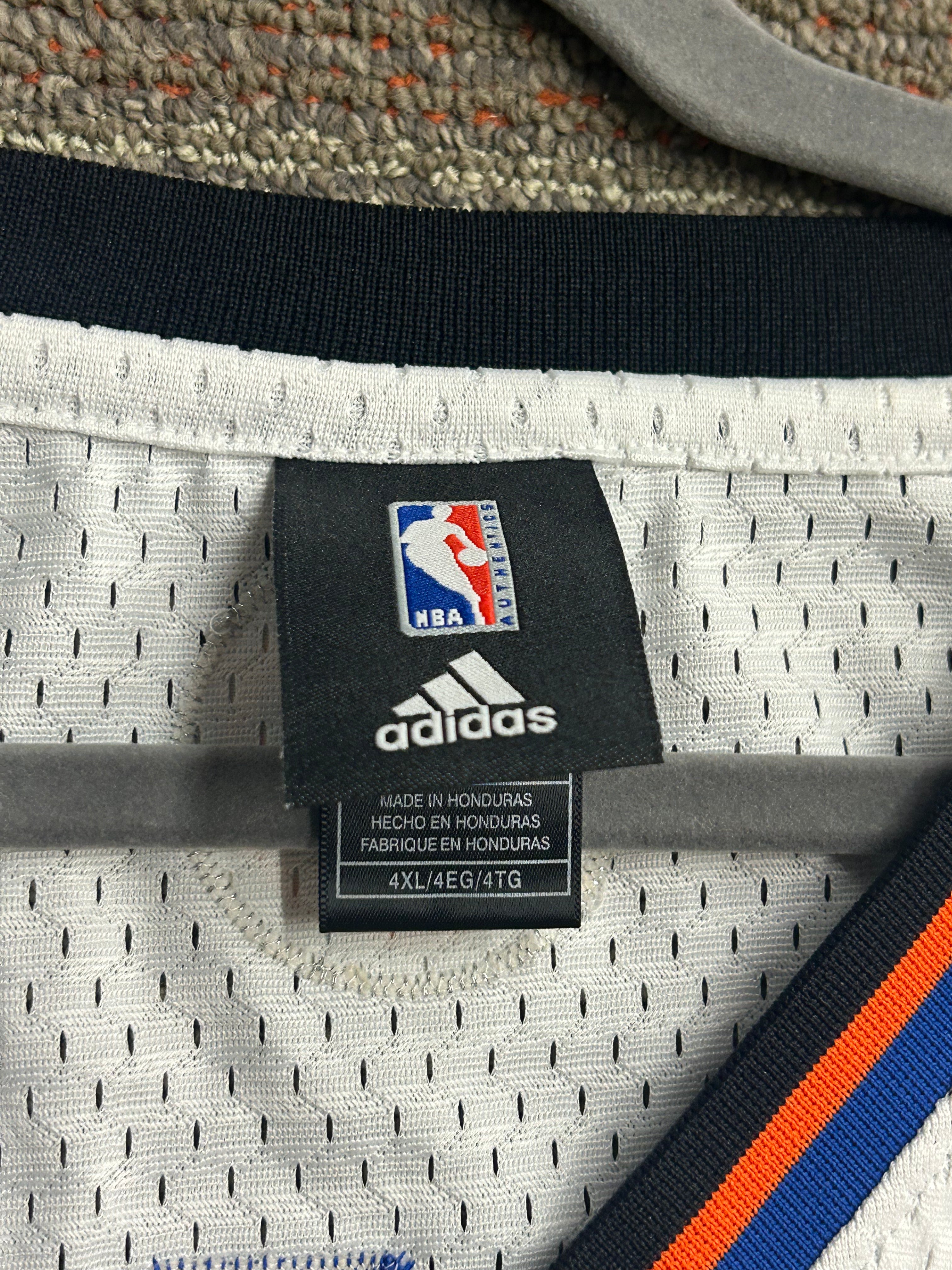 Adidas New York Knicks Stephon Marbury Jersey 4XL White Authentic NBA #3 Vintage