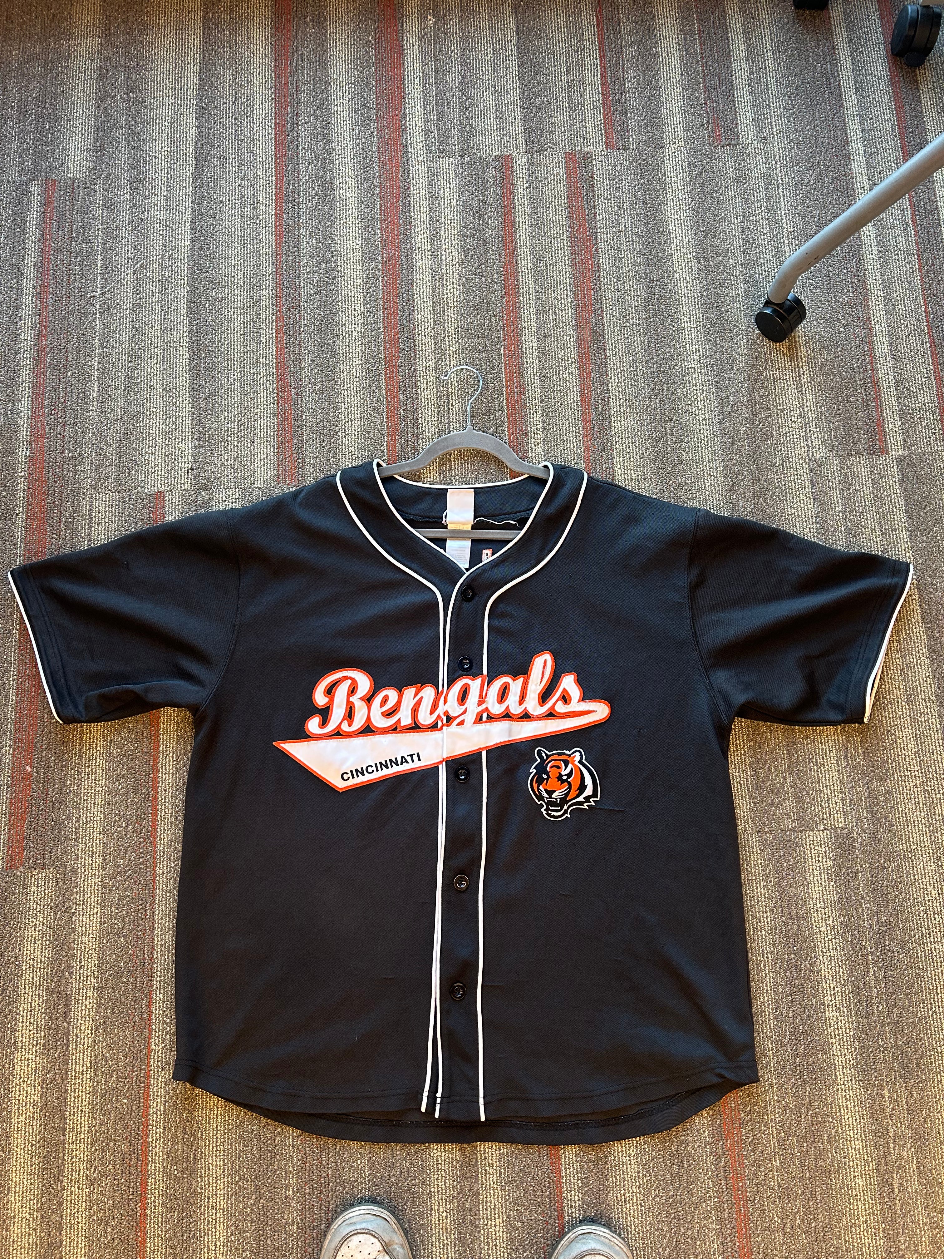 Cincinnati Bengals Carson Palmer NFL Players Inc Mens 2XL Baseball Style Jersey