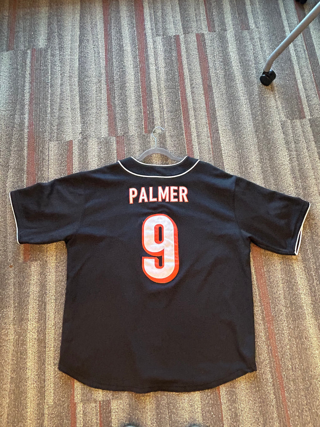Cincinnati Bengals Carson Palmer NFL Players Inc Mens 2XL Baseball Style Jersey