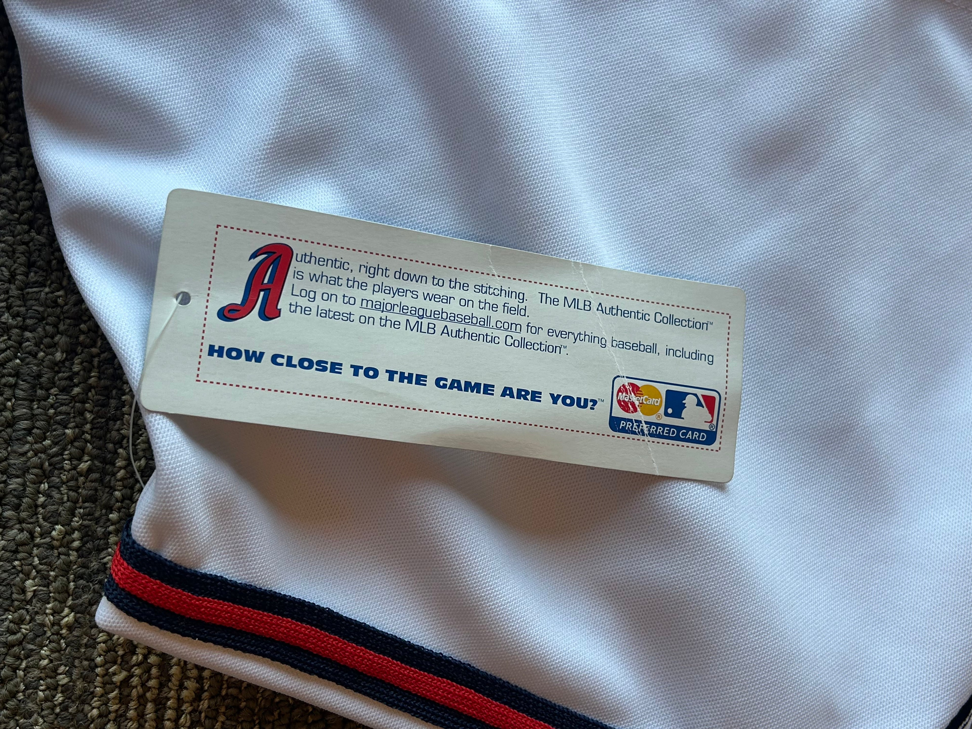 Atlanta Braves Chipper Jones Jersey Sz 56 Majestic Authentic Collection New Tags