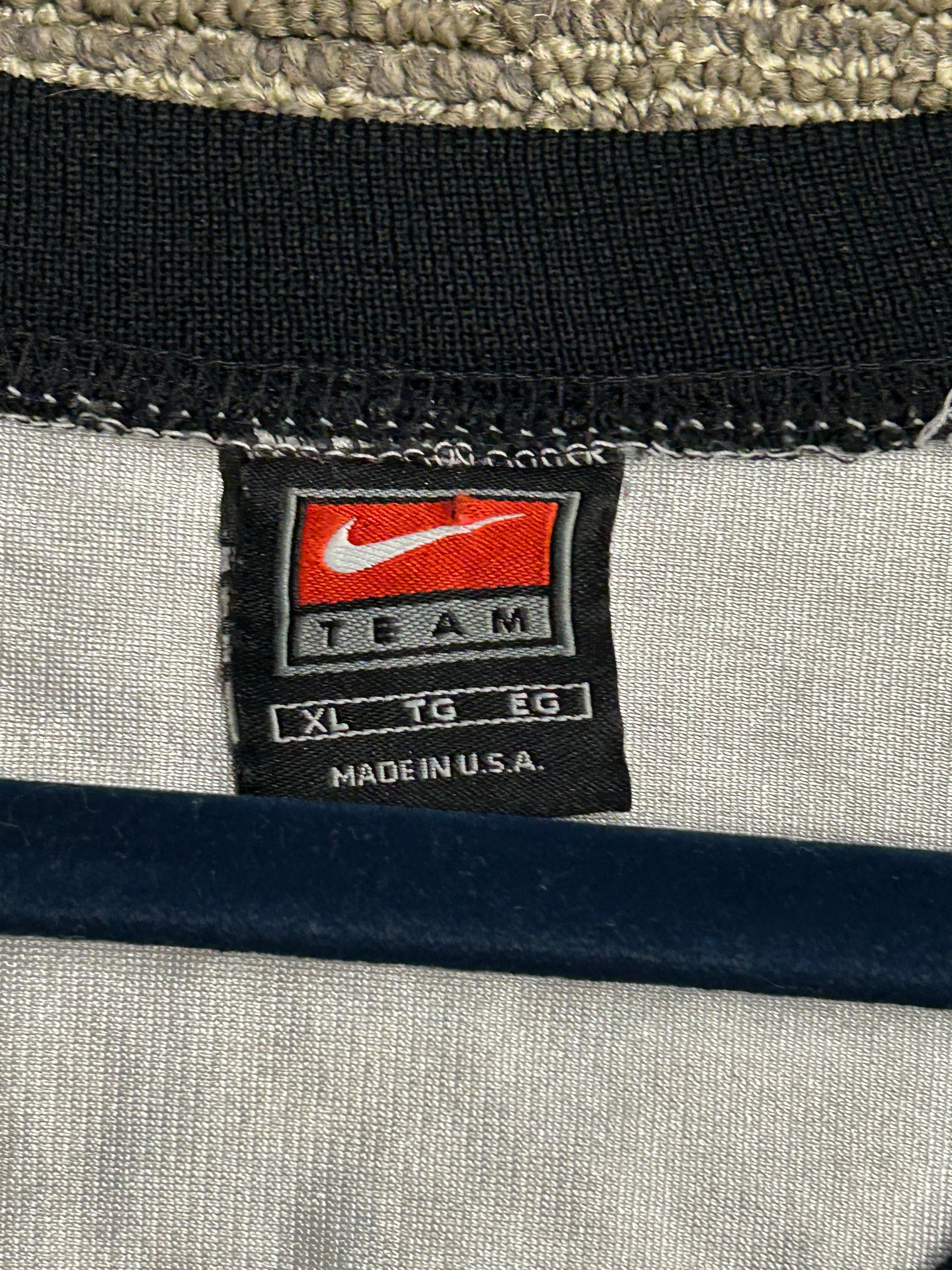 Nike Steve Beuerlein #7 Carolina Panthers Jersey Sz Large White Vintage NFL