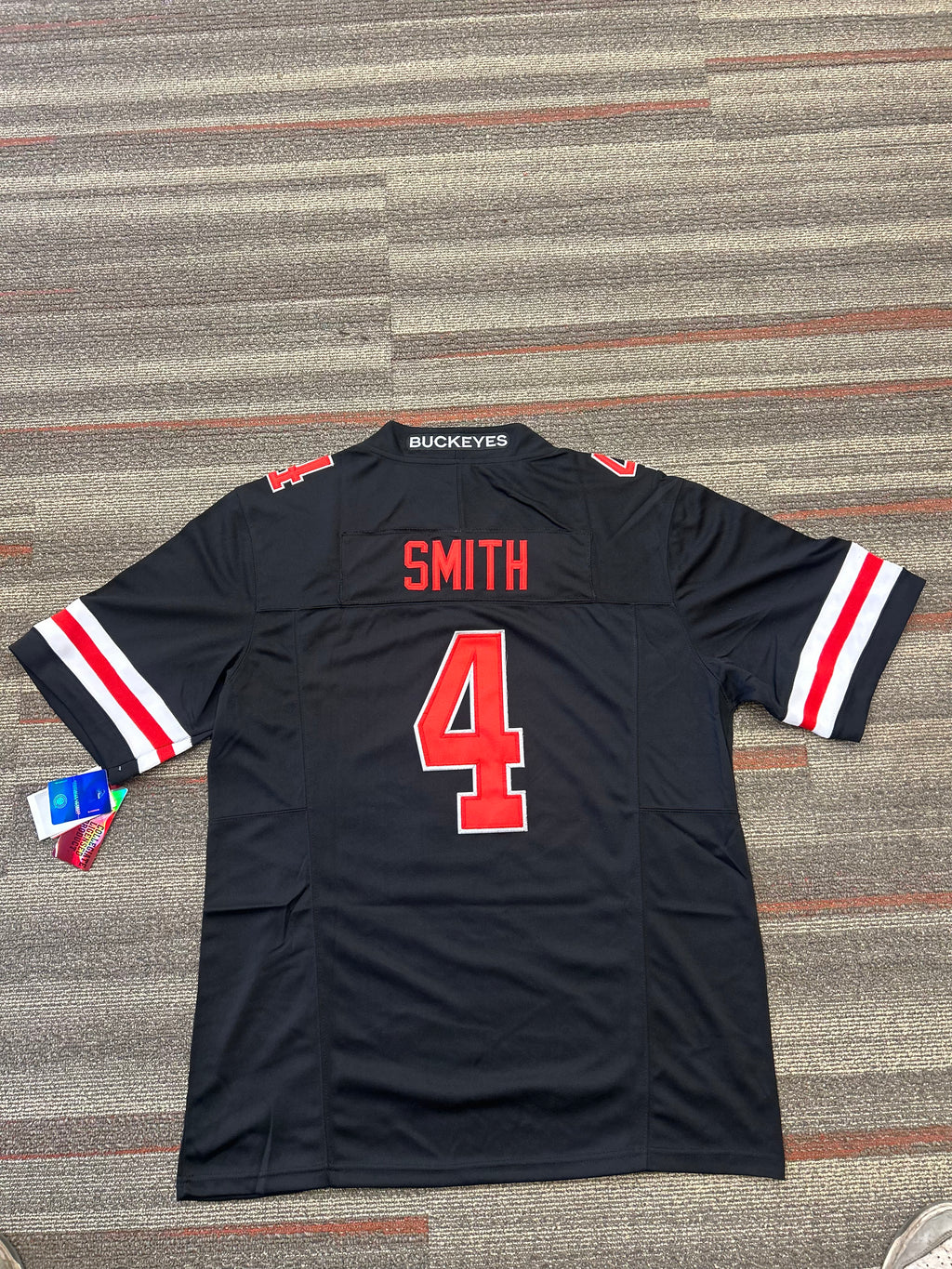 Jeremiah Smith Black Ohio State Jersey Sz XL OSU Buckeyes Stitched #4 New w Tags